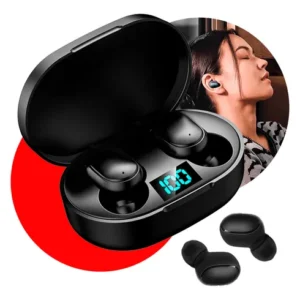 Fone de Ouvido Bluetooth TWS Rhead com Microfone e Indicador LED.